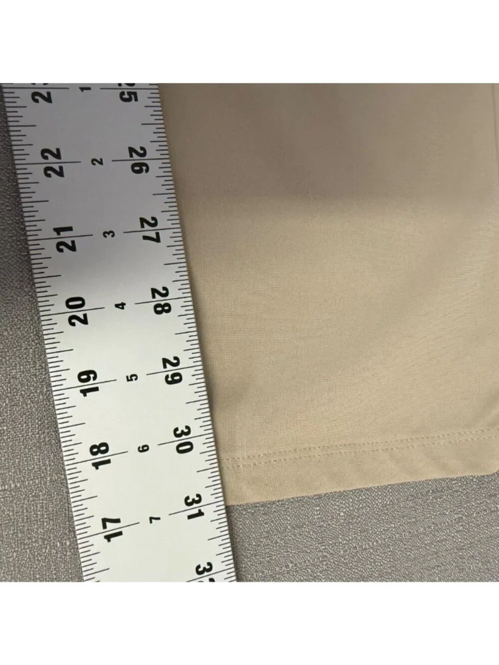 Lululemon  Mens ABC Classic-Fit 5Pkt Pant 34X31 Beige Khaki Warpstreme Preppy